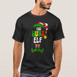 Camiseta Hubs Elf Pajama Matching Group Natal Holiday G