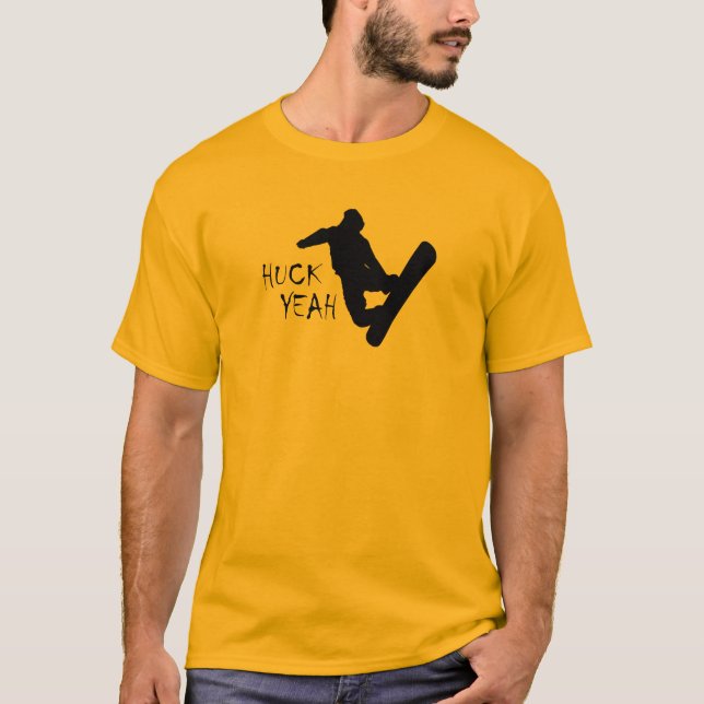 Camiseta Huck Sim (Snowboard) (Frente)