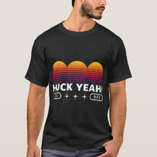 Camiseta Huck Yeah - Disco de Golfe Divertido 