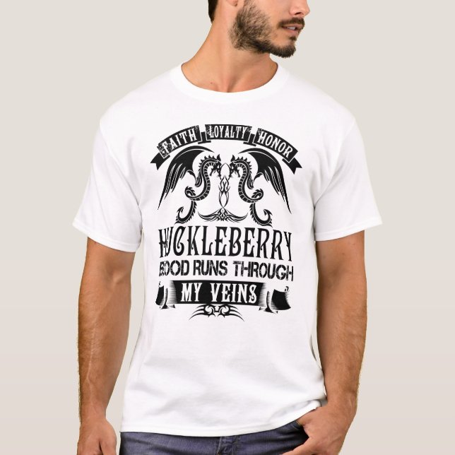 Camiseta HUCKLEBERRY Sangue Passa Pelas Minhas Veias (Frente)