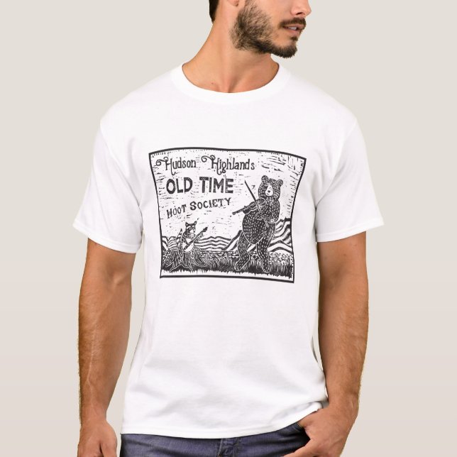 Camiseta Hudson Highlands Old Time Hoot Society Tee! Homens (Frente)