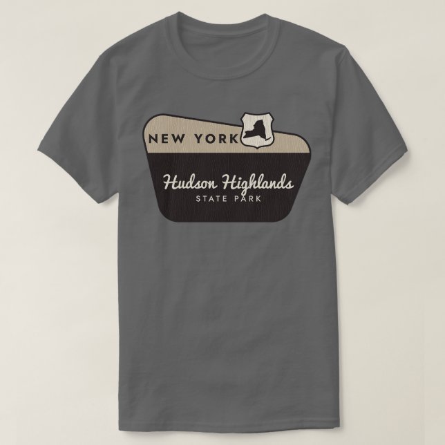 Camiseta Hudson Highlands State Park New York Sinal de Boas (Frente do Design)