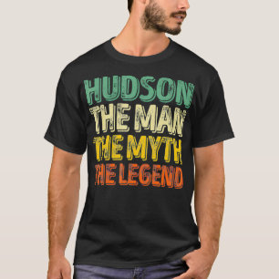 Camiseta Hudson O Homem O Mito O Nome Da Lenda Hud