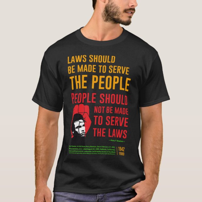 Camiseta Huey P. Newton cita2 (Frente)