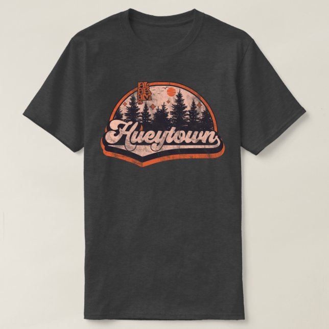 Camiseta Hueytown, Alabama (Frente do Design)