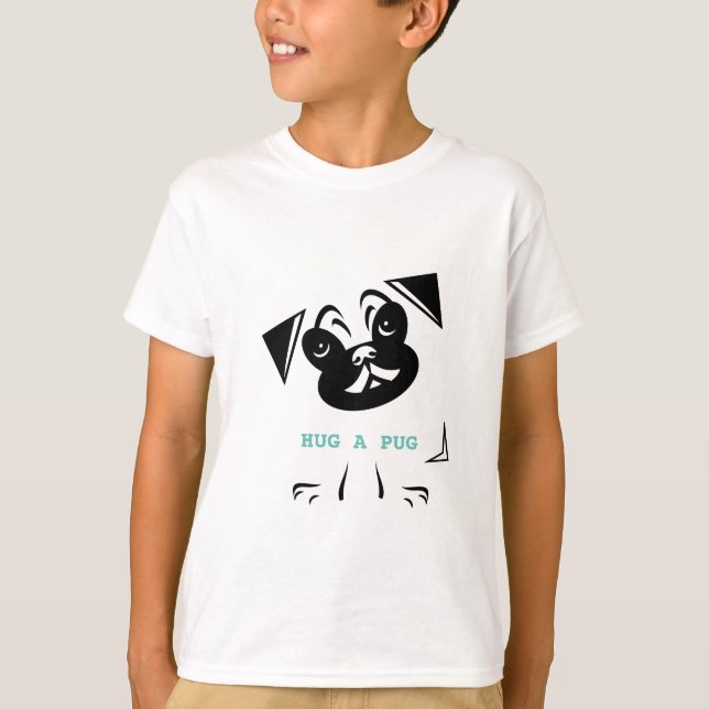 Camiseta Hug A Pug (Frente)