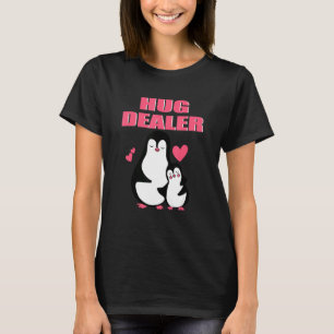 Camiseta Hug Dealer Cute Pinguin Festival de Música Free Hu