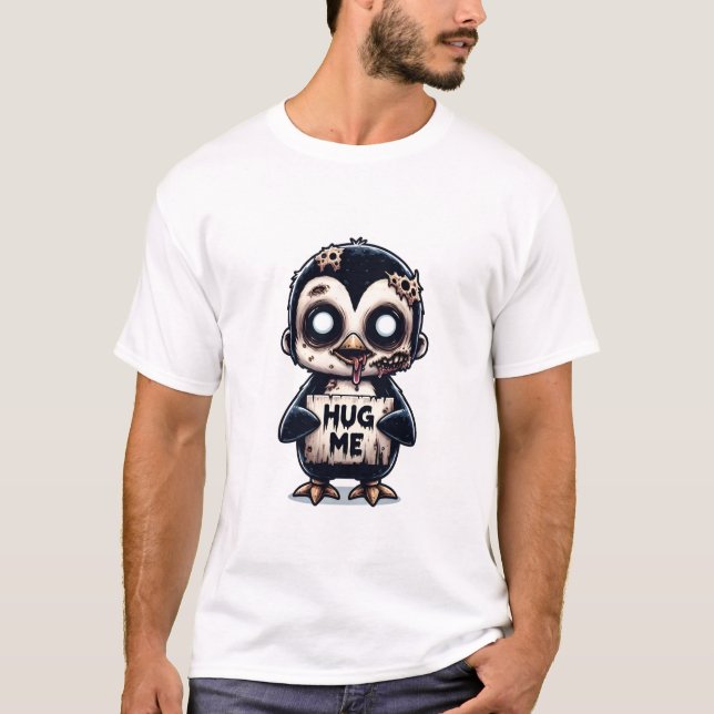 Camiseta Hug Me Penguin (Frente)