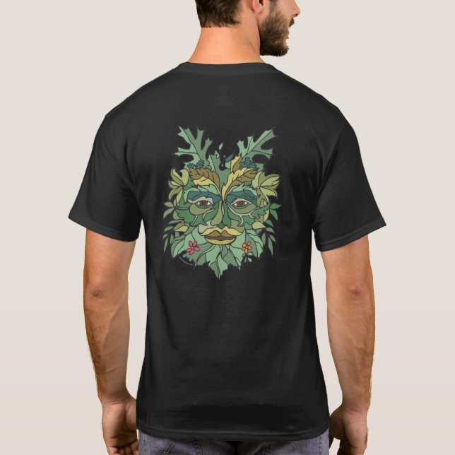 Camiseta Hugger da árvore ambiental (Verso)