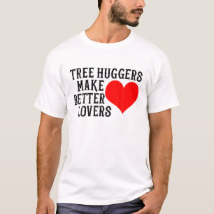 Camiseta Hugger De Árvore Torna Melhores Amantes Retro Envi