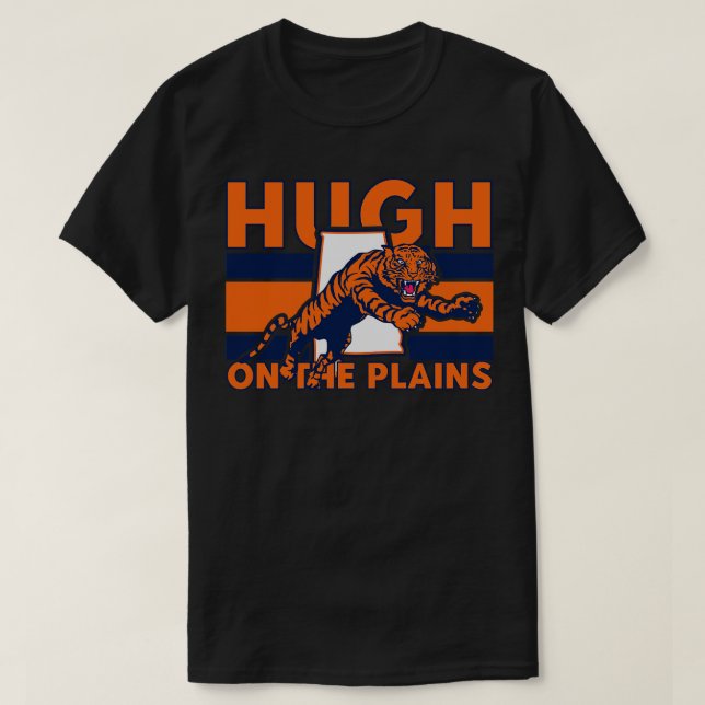 Camiseta Hugh no Plains Vintage Tiger (Frente do Design)