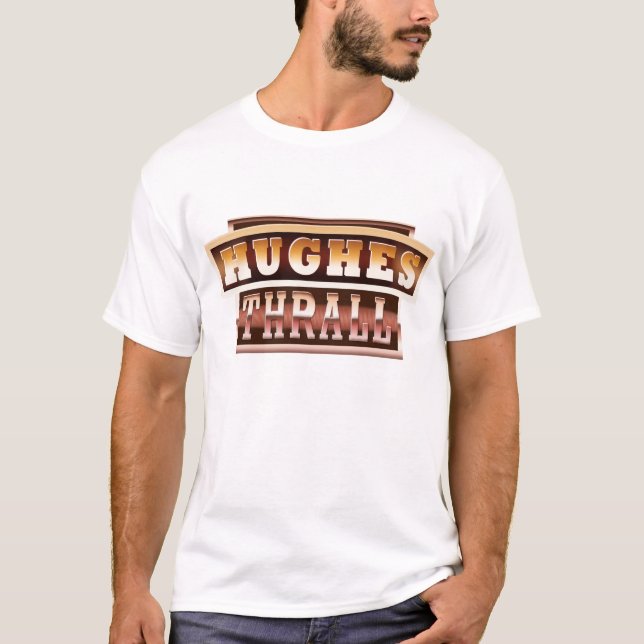 Camiseta Hughes/Suntan Brown do encalço (Frente)