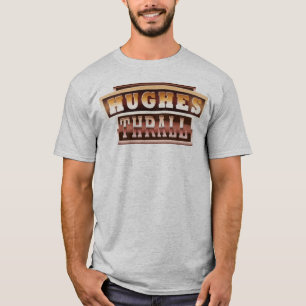 Camiseta Hughes/t-shirt obscuridade do encalço