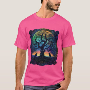 Camiseta Hugin & Munin T-Shirt Ravens Odins Viking Tree of