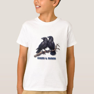 Camiseta Huginn e Muninn Kids T-Shirt, Odin's Ravens Tee