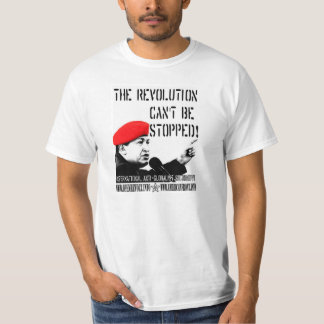 Camiseta Hugo Chavez: A revolução não pode ser parada!