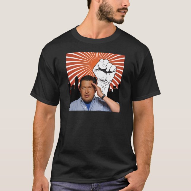 Camiseta Hugo Chavez - estilo Hugo Salutes (Frente)
