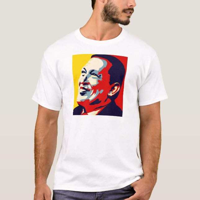 Camiseta Hugo Chavez - estilo Obama Hope (Frente)