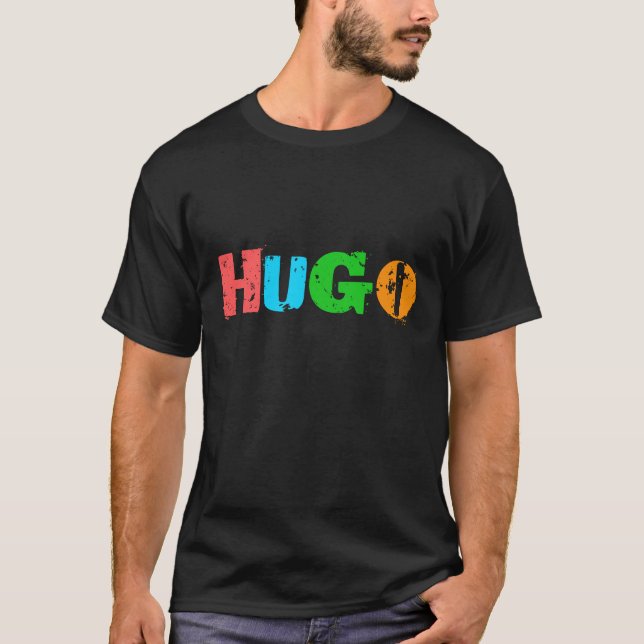 Camiseta Hugo grunge qualquer cor T-Shirt (Frente)