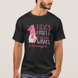 Camiseta Hugs And Kisses Valentine Wishes Oncology Nurse Li