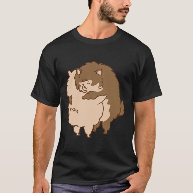 Camiseta Hugs da Pomerânia (Frente)