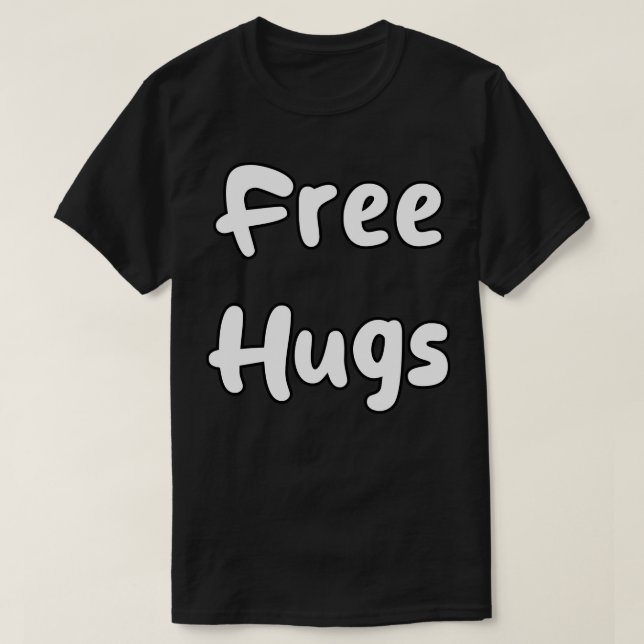 Camiseta Hugs Gratuitos (Frente do Design)