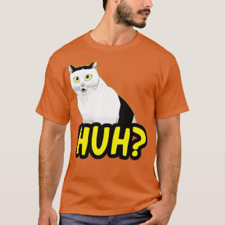 Camiseta Huh Cat Meme TShirt 1