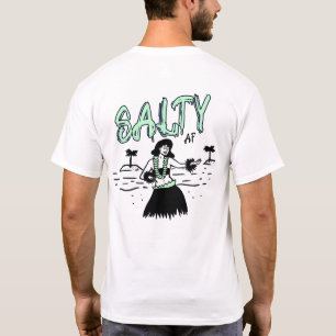 Camiseta Hula Girl por Salty AF