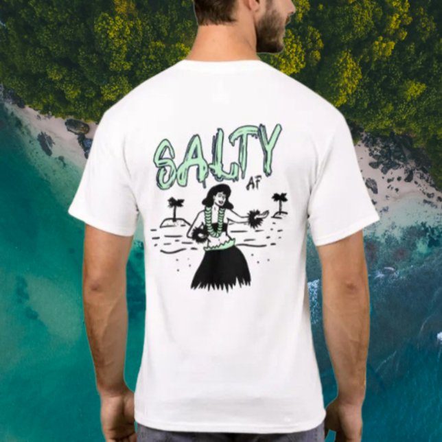 Camiseta Hula Girl por Salty AF (Criador carregado)