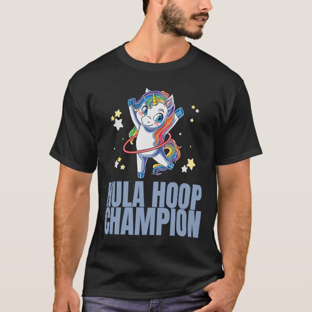 Camiseta Hula Hoop Champion Dance Workout Exercício Hooper  (Frente)
