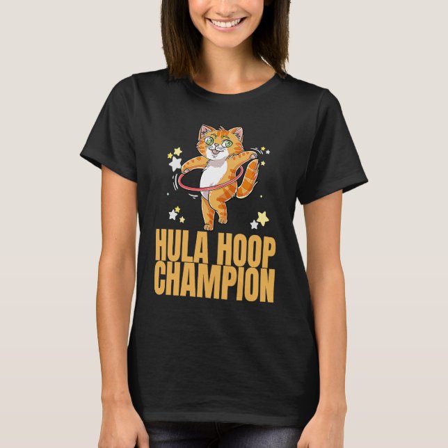 Camiseta Hula Hoop Champion Dance Workout Exercício Hooper (Frente)