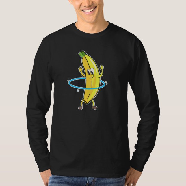 Camiseta Hula Hooper Workout Hula Hooping Banana (Frente)