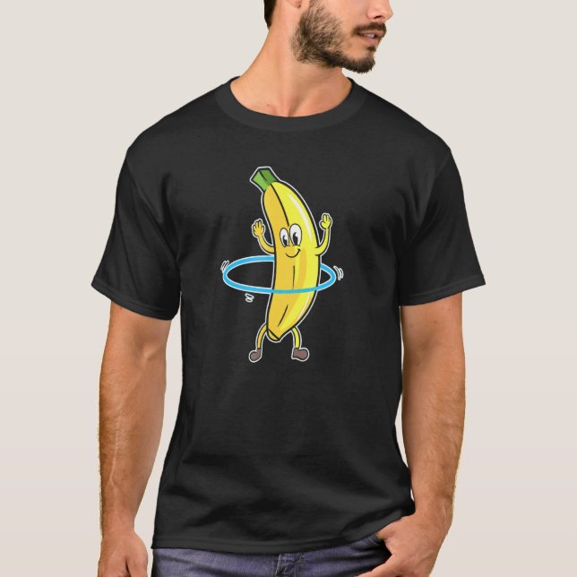 Camiseta Hula Hooper Workout Hula Hooping Banana (Frente)