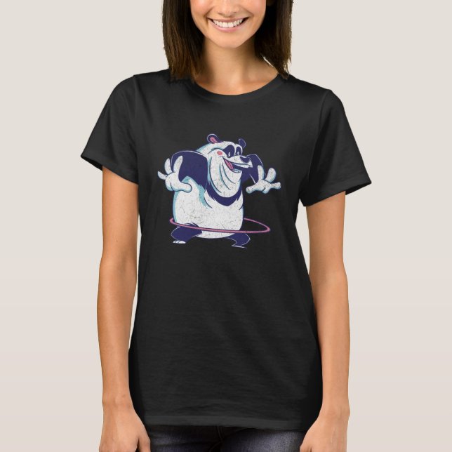 Camiseta Hula Hooping Panda Bear  Sarcastic Cute Panda (Frente)