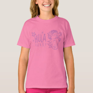 Camiseta Hula Hunny 1 T das meninas da cor