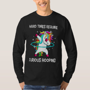 Camiseta Hulahoop Hula Dabbing Hoop Unicorn Dance Furioso H