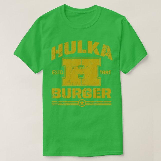 Camiseta HulkaBurger (Frente do Design)
