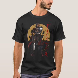 Camiseta Human Fighter Fantasy Tabletop RPG Roleplay Gam