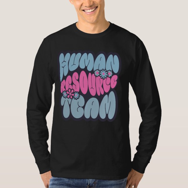 Camiseta Human Resources Team HR Squad Team HR Manager Admi (Frente)