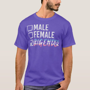 Camiseta Human Rights Bi Gender Flag Gay Pride Lgbtq Bigend