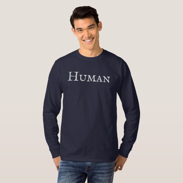 Camiseta "Humana" de Homens (Frente Completa)