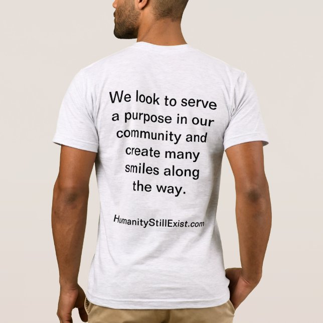 Camiseta Humanidade Ainda Existe (Verso)