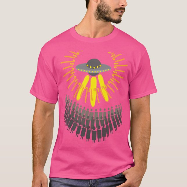 Camiseta Humanidade do Espaçamento Alienígena Ufo (Frente)