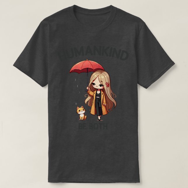 Camiseta Humanidade Seja Ambos (Frente do Design)