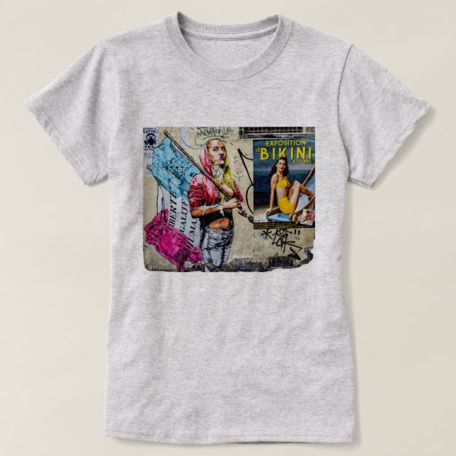 Camiseta Humanité do égalité de Liberté (Frente do Design)