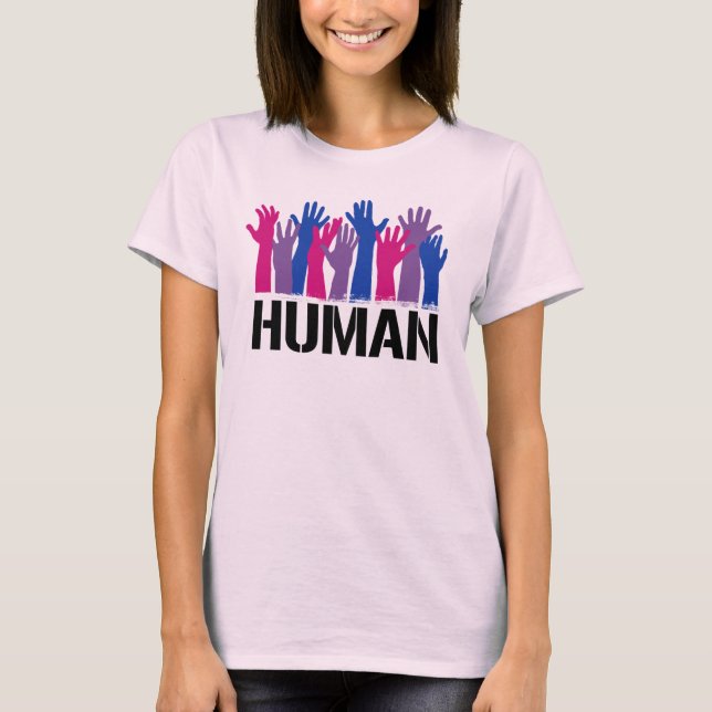 Camiseta Humano Bissexual (Frente)