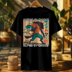 Camiseta Humano Por Chance Alpha Por Escolha Legal Engraçad