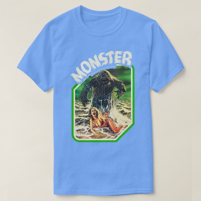 Camiseta Humanóides do filme de terror em adultos dos anos  (Frente do Design)