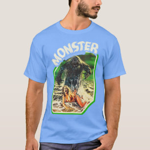Camiseta Humanóides do filme de terror em adultos dos anos