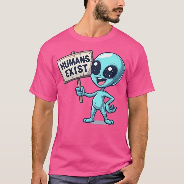 Camiseta Humanos existem (Frente)